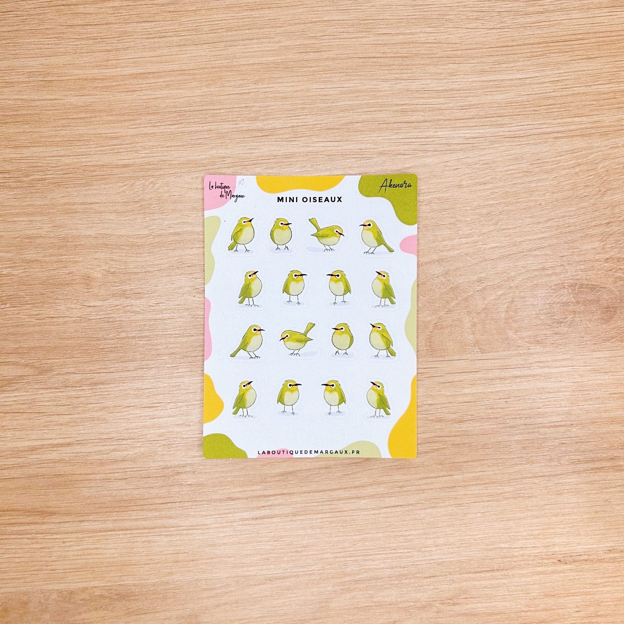 Oiseaux & Sakura - Stickers C7 - Image 3