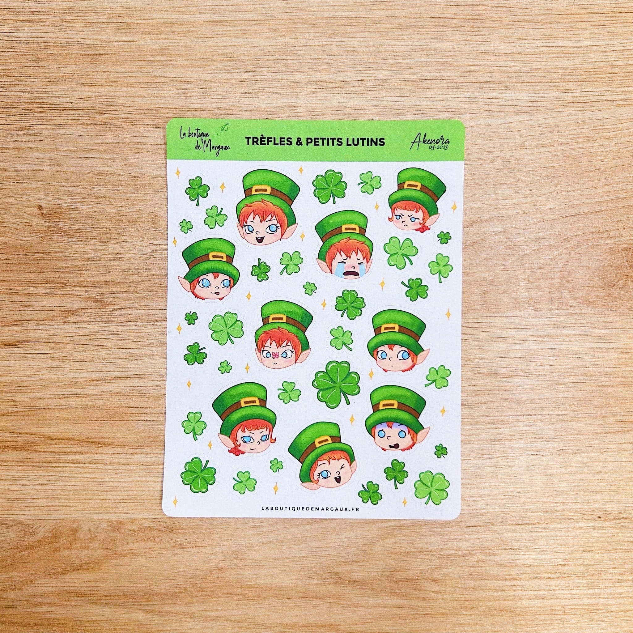 Trèfles & petits lutins - Stickers